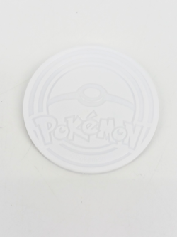 Pokemon Mewtwo White with Purple Mirror Holo Jumbo 2" Coin V Battle Deck - Image 3