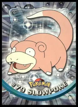 Topps Pokemon Slowpoke #79 1999 TV Animation Edition Non Holo Blue Logo NM - Image 1