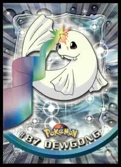 Topps Pokemon Dewgong #87 1999 TV Animation Edition Non Holo Blue Logo NM - Image 1