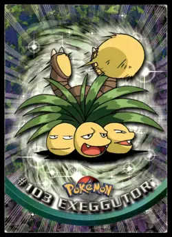 Topps Pokemon Exeggutor #103 1999 TV Animation Edition Non Holo Blue Logo NM - Image 1