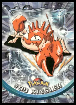 Topps Pokemon Kingler #99 2000 TV Animation Edition Non Holo Blue Logo MP - Image 1