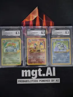 Pokemon TCG Trio Charizard , Blastoise , Venusaur Celebration - Graded CGC 8.5 - Image 1