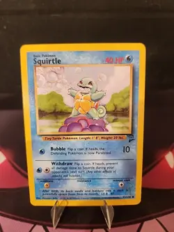 Squirtle 93/130 Pokemon TCG Base Set 2 Unlimited LP - Image 3