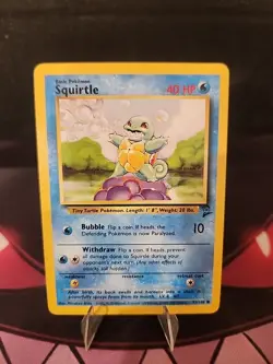 Squirtle 93/130 Pokemon TCG Base Set 2 Unlimited LP - Image 5