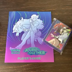 Pokemon TCG journey Together Players Guide And Sleeves - Image 1
