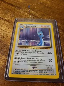 Dragonair 18/102 [Base Set] NM Pokemon TCG. Non-Holo With Protective Hard Case. - Image 1