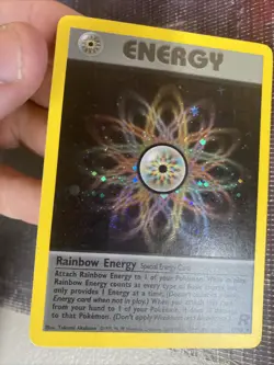Pokemon TCG Team Rocket Rainbow Energy 17/82 Holo Rare - Image 2