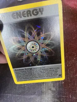 Pokemon TCG Team Rocket Rainbow Energy 17/82 Holo Rare - Image 4