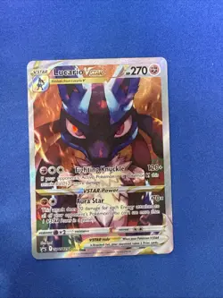 Pokemon TCG Lucario VSTAR SWSH291 Holo Black Star Promo Crown Zenith NM - Image 1