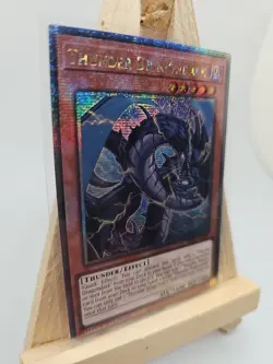 Yu-Gi-Oh Thunder Dragondark Quarter Century Secret Rare RA03-EN018 Near Mint... - Image 2