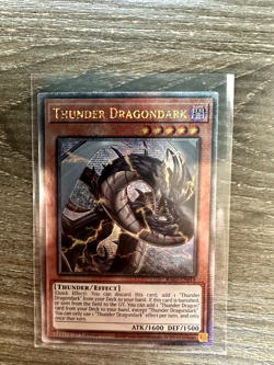 Yu-Gi-Oh! Thunder Dragondark RA03-EN018 - Quarter Century Secret - 1st E - Image 1