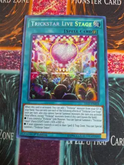 Yu-Gi-Oh! TCG Trickstar Live Stage SAST-EN058 Secret Rare 1st Edition Near Mint - Image 1