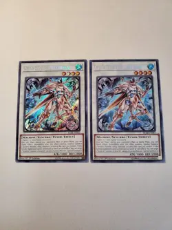 Yugioh - Crystron Quandax BLRR-EN083 NM 1st ed Secret Rare x2 - Image 1