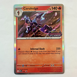 Ceruledge 014 Phantasmal Flames Stamp Promo Pre Release Near Mint Card - Image 1