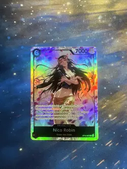 One Piece OP12-087 Nico Robin Super Rare English Trading Card Legacy Master TCG - Image 2