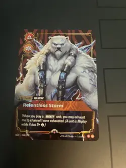 Volibear Riftbound English Promo card 249/298 PRERELEASE League Of Legends Foil - Image 1