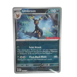 Pokemon Umbreon GameStop Promo Pokemon Card 130/197 SEALED Reverse Holo - Image 2