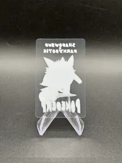 Pokederp Clear Card Shadowbud & Darkyootie Gengar & Umbreon Super Limited Derpy - Image 2