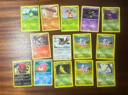 Vintage Pokemon Bulk Card Lot of 350 WotC Includes Only Non-Holos Common-Rare - Image 2