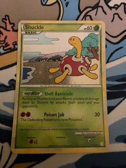 Shuckle 11/123 Heartgold & Soulsilver Holo Rare Pokemon TCG Card LP - Image 1