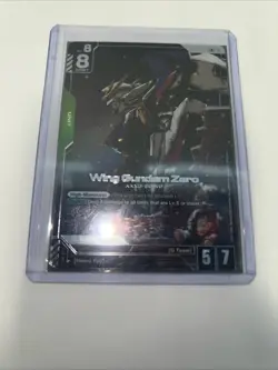 Gundam Card Game Wing Gundam Zero LR+ Alt Art GD01-024 English Edition - Image 1