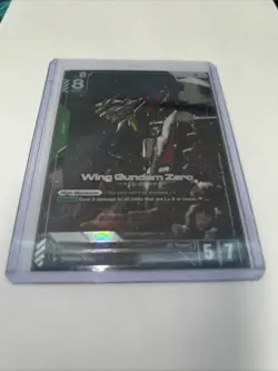 Gundam Card Game Wing Gundam Zero LR+ Alt Art GD01-024 English Edition - Image 2
