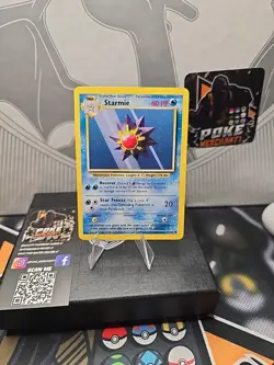 4th Print Starmie Base Set 1999-2000 Exclusive, 64/102 Pokemon Card. - Image 1