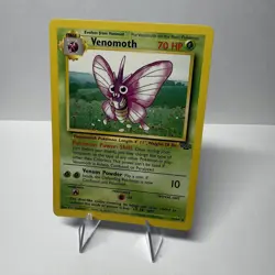 Venomoth 029/064 Rare Jungle Set Pokemon TCG WOTC Vintage Card Unlimited MP - Image 1