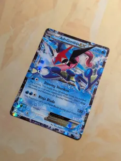 Pokemon TCG Ash-Greninja EX XY Black Star Promo XY133 Holo Card TCG Regular Size - Image 3
