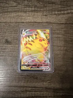Pokemon TCG Sword & Shield Pikachu VMAX Black Star Promo Card SWSH286 - Image 2