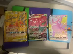 JUMBO LOT Charizard Pikachu Venusau VMAX + More OVERSIZED CARD LOT NM POKEMON #C - Image 1