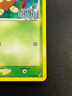 Seedot 60/100 - EX Crystal Guardians Stamped Reverse Holo Pokemon Card LP - Image 3