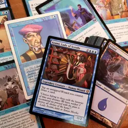 Whole COMMANDER Magic Deck MTG - Azami Rare Human WIZARDS Card Drawing Kindred - Image 1