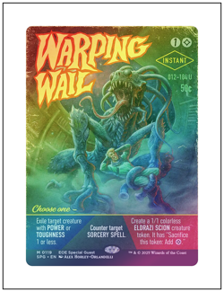 1x Warping Wail, Foil, Borderless Art Special Guest, Magic the Gathering MTG NM - Image 1