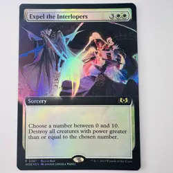 Magic The Gathering Mtg Foil Expel The Interlopers Promo Excellent Rare Eldraine - Image 1
