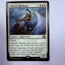 Magic The Gathering Mtg Valkyrie Harbringer Anime Foundations Jumpstart Rare - Image 1