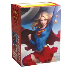 Dragon Shield Sleeves: Std Brushed Art Superman - Supergirl 100CT 10PER Case - Image 1