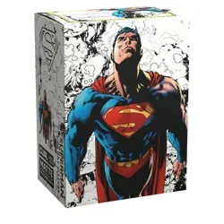 Dragon Shield Sleeves: Std Matte Dual Art Superman - Full Color 100CT 10PER Case - Image 1