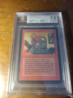 Iroclaw Orcs Alpha Magic MTG BGS 7.5 Near Mint Plus quad ++ - Image 1
