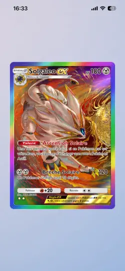 (EN) Solgaleo Ex - Rainbow - SOLGALEO - Pokemon TCG Pocket PTCGP - Image 1