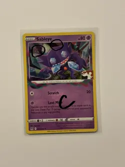 SWIRL 2x 070/196 Cosmos Star Holo Sableye Pokemon Prize Pack NM FAST SHIP C - Image 1
