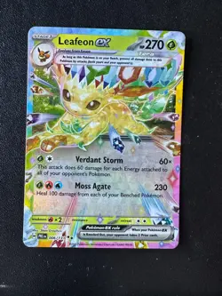 POKEMON TCG - PRISMATIC EVOLUTIONS - LEAFEON EX 006/131 - Image 1