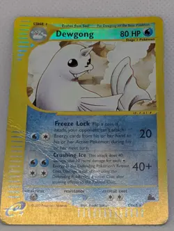Dewgong 7/144 Skyridge Reverse Holo Rare Pokemon TCG Nintendo e-reader vintage - Image 3