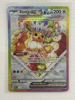 2025 Pokemon Eevee EX SVP 174 Black Star Promo Prismatic Evolutions SPC - Image 1