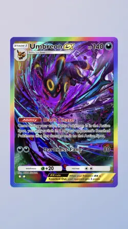 (EN) Umbreon EX - Rainbow - Umbreon EX - Pokemon TCG Pocket PTCGP - Image 1