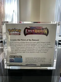 Pokemon Sword & Shield Lost Origin Booster Box Factory Sealed & Acrylic Case - Image 2