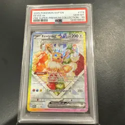 2025 POKEMON PRISMATIC EVOLUTIONS SUPER-PREMIUM COLLECTION Promo EEVEE EX PSA 10 - Image 1