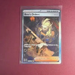 Boss's Orders 265/193 Special Illustartion Rare Paldea Evolved NM Pokemon TCG - Image 1