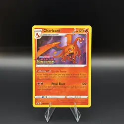 Pokemon Charizard SWSH066 Vivid Voltage Prerelease - Image 1