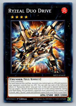Ryzeal Duo Drive MP25-EN439 Yu-Gi-Oh! 2025 Mega Pack Regular - Image 1